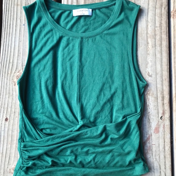 Aritzia Babylon wrap top - green small - Picture 5 of 5